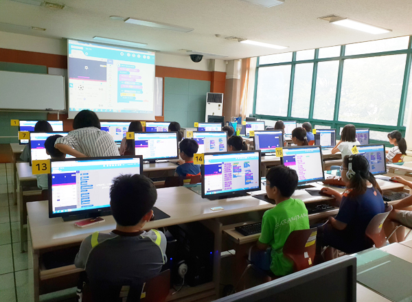 컴퓨터교육실 전경사진